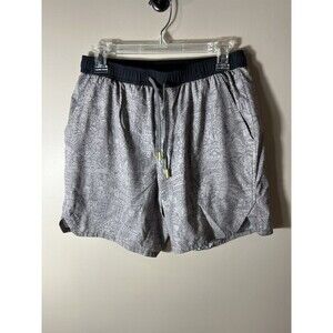 Nathan Printed Essential 7" Performance Shorts Men Gray TOGETHER Print   W28